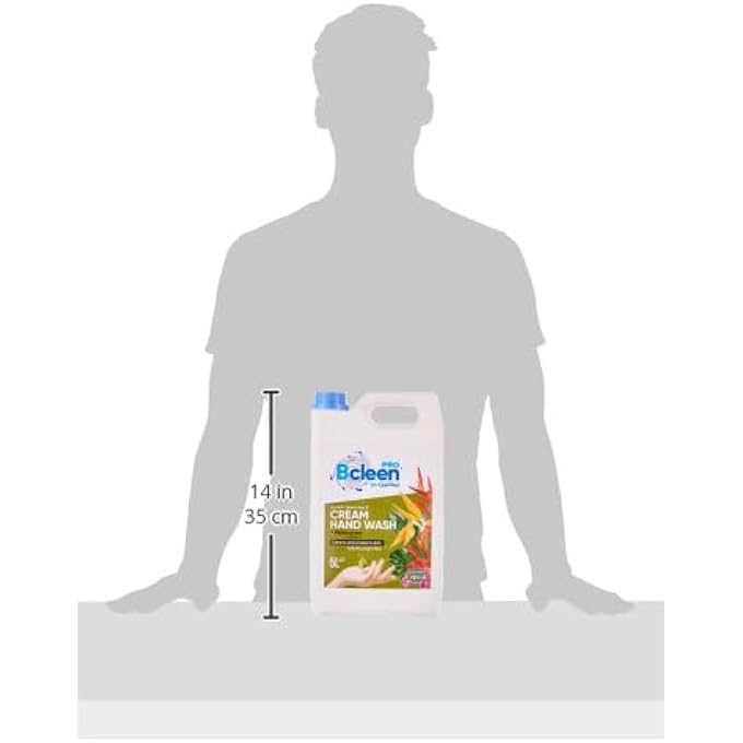 BCLEEN CREAM HAND WASH WITH MOISTURIZER TROPICAL SCENT - PROTECTS YOUR HANDS FROM GERMS - 5L GALLON - Image 4